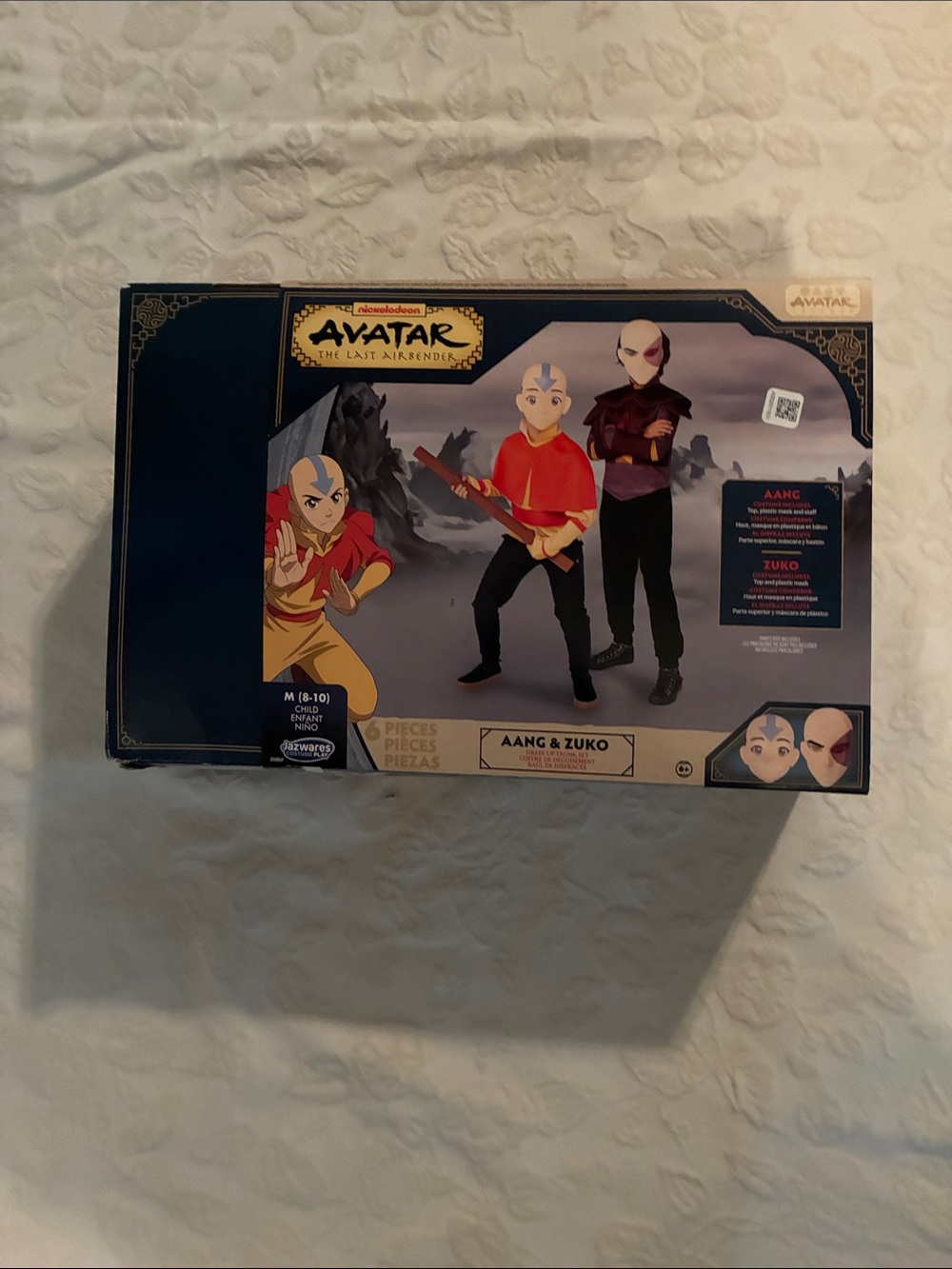 Nickelodeon Avatar Aang & Zuko Figure Set - Red, Yellow, Black